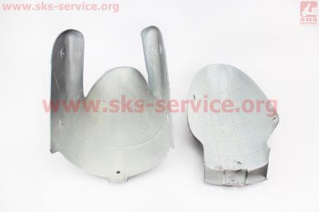 пластик - крыло переднее к-кт 2шт (две части) СЕРЫЙ для китайских скутеров Storm 50, 150, NEW (Viper) купить в Украине