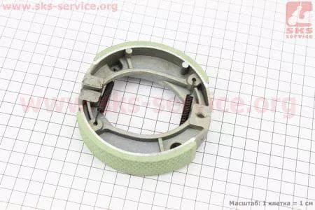 Колодки тормозные задние (пружины под углом) к-кт для мопедов Delta (Viper) купить в Украине