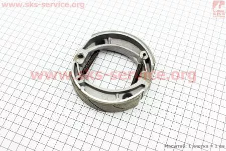 Колодки тормозные задние (пружины под углом) к-кт для мопедов Delta (Viper) купить в Украине