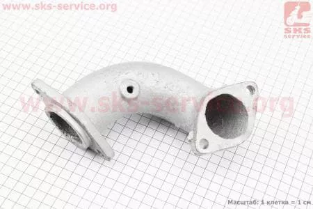 Колено воздушного фильтра  ZS1100