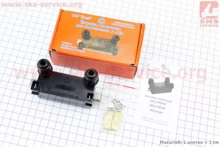 Катушка для электронного зажигания 135.3705М 6-12V на мотоцикл Днепр МТ, УРАЛ