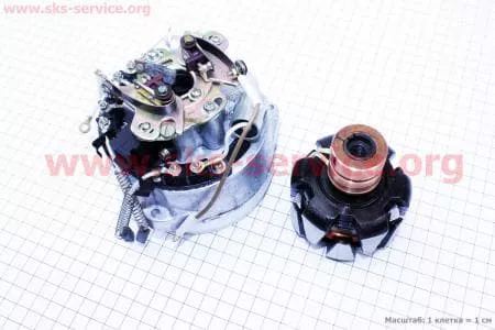 Магнето в сборе (генератор) 12V на мотоцикл ИЖ Юпитер 