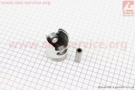 Поршень, кольца, палец к-кт Honda DIO ZX65 44мм +0,25 синяя коробка (палец 12мм)