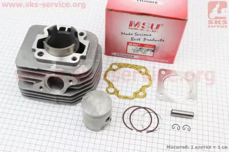 Цилиндр к-кт (цпг) Suzuki AD110сс-52,5мм (поршень h=60мм, палец d=12мм)