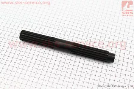 Вал раздаточной коробки L=210мм (старого образца) DongFeng 240/244 (254D.42.107-1) к минитракторам DongFeng 240-404