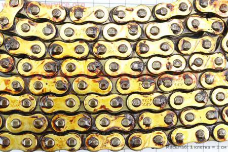 Цепь привода колеса 428Н*118L GOLD для мотоцикла VIPER-125-J (двигатель СВ-125сс-200сс)