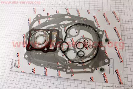 Прокладки двигателя к-кт 200сс-63,5mm на двигатель CG125-250cc (с толкателями), на ZUBR