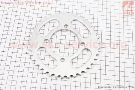 Звезда задняя 420H-38T - d=64mm, ZS200/250 для мотоциклов разных моделей (Китай, импорт)