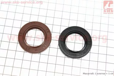 Сальники 25х41,25х6 коленвала к-кт 2шт, на блистере 168F/170F для мотоблока