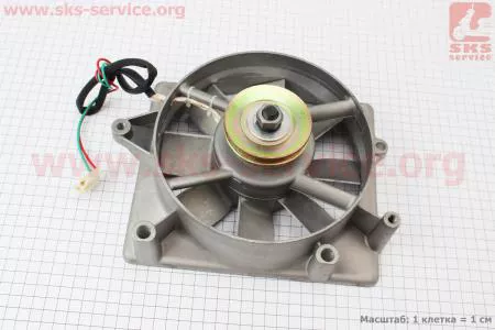 Вентилятор в сборе ZS1100 на двигатель  дизельный ZS1100 - 15л/с