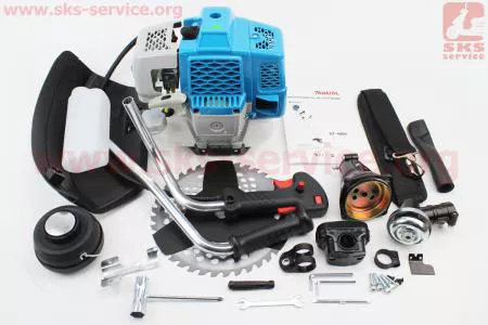Триммер (мотокоса) MAKITA GT4800 - 4.8кВт (шпуля-1шт+нож 3Т-1шт+40Тпоб-1шт, труба D=28мм)