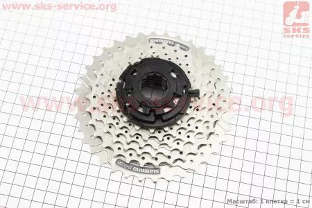 Кассета 9зв. 36,30,26,23,20,17,15,13,11Т, хром ALTUS CS-HG201-9 для велосипеда