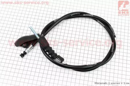Трос переднего тормоза для скутера Yamaha JOG SA-36J/39J (трос 118см; кожух 105см)