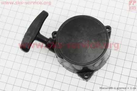 Стартер 3отв. 70,0х70,0mm "Метелик - 2 зачепи" 328F до мотокоси