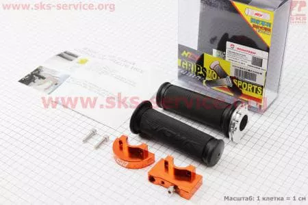 Рукоятка газа SPORT (короткоходная) + правая к-кт 2шт Honda DIO