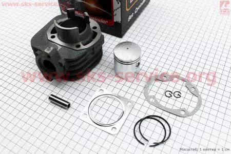 Цилиндр к-кт (цпг) Suzuki Lets 50сс-41мм