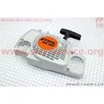 Крышка стартера в сборе (одна собачка)к бензопиле STIHL  MS-170/180, отличное качество