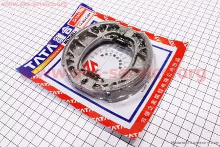 Колодки тормозные задние к-т (барабан) 10", 12" для китайских скутеров на двигатель 50-100сс 4-Т 