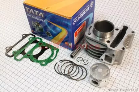 Цилиндр к-кт (цпг) 60cc-44мм для китайских скутеров на двигатель 50-100сс 4-Т 