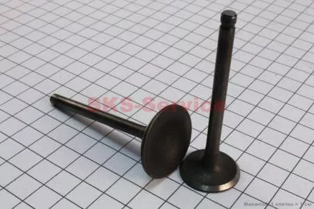 Клапан впускной, выпускной к-кт 150cc для китайских скутеров на двигатель 125,150сс 4-Т